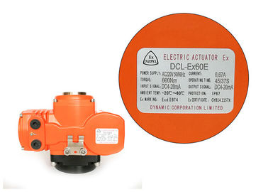 Quarter Turn Explosion Proof 600Nm AC220V Inching Electric Valve Actuator