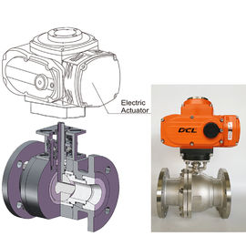 Anti Explosion CF3M DN80 Cryogenic Electric Ball Valve