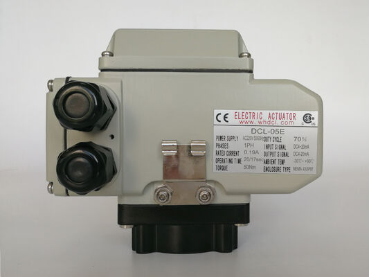 Modulating 20S 50Nm 90° CSA AC24V Quarter Turn Electric Actuator